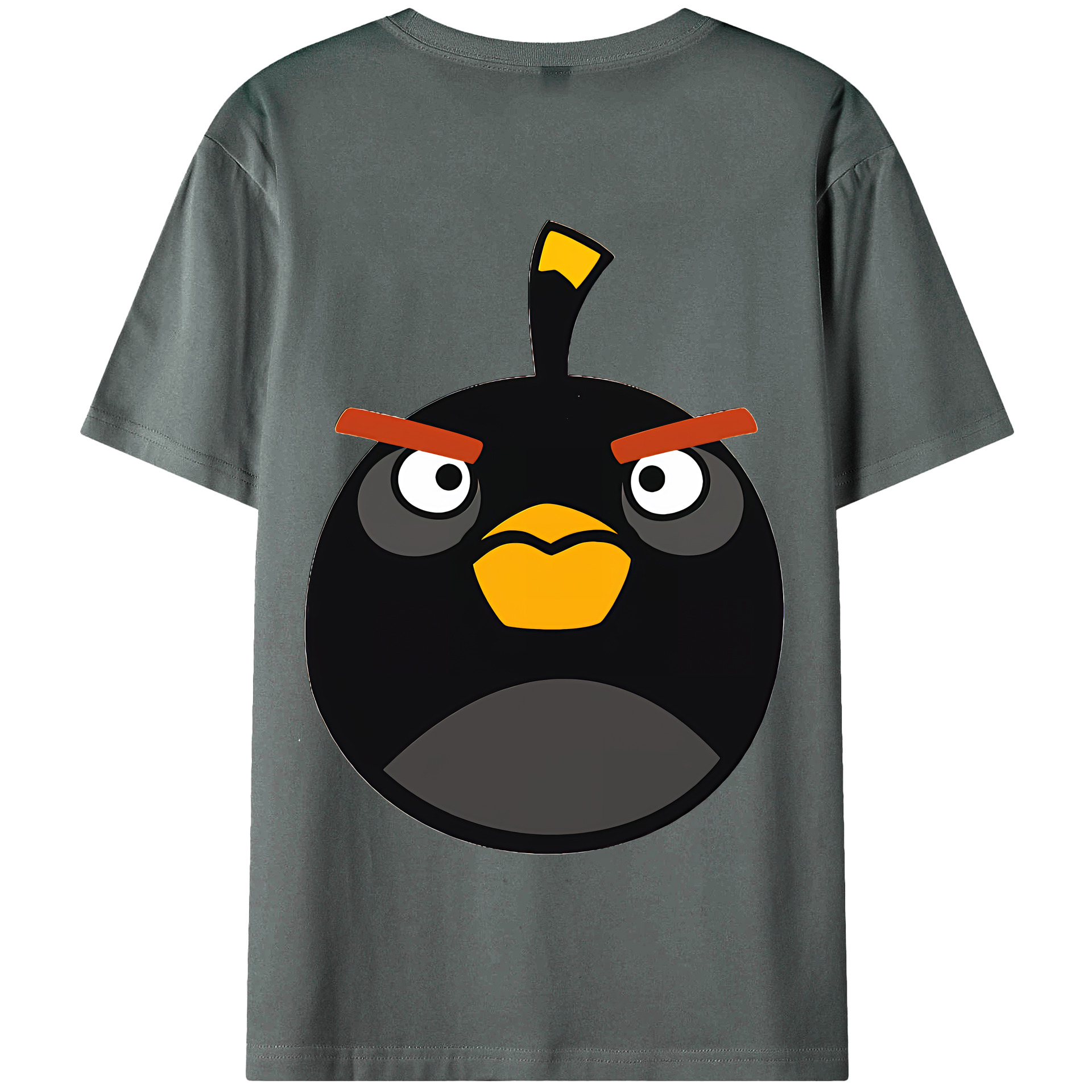 （画像用） Angry Birds アングリーバード 綿100％半袖Tシャツ（背面プリント）